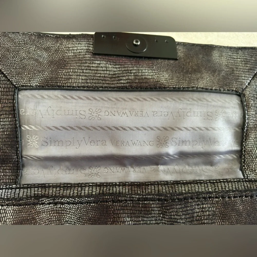 Simply Vera Vera wang‎ Elegant Black Sequin Shoulder Bag